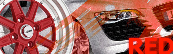 Red Alloy Wheels Red Alloy Wheels