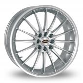 Team Dynamics Jet Silver Alloy Wheels