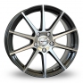 18 Inch Xtreme X3 Anthracite Polished Alloy Wheels