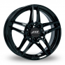 8x18 (Front) & 8.5x18 (Rear) ATS Mizar Gloss Black Alloy Wheels