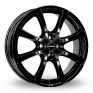 16 Inch Borbet LV4 Black Alloy Wheels