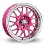 15 Inch Cades Eros Candy Pink Alloy Wheels