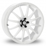 17 Inch Team Dynamics Pro Race 1 2 White Alloy Wheels