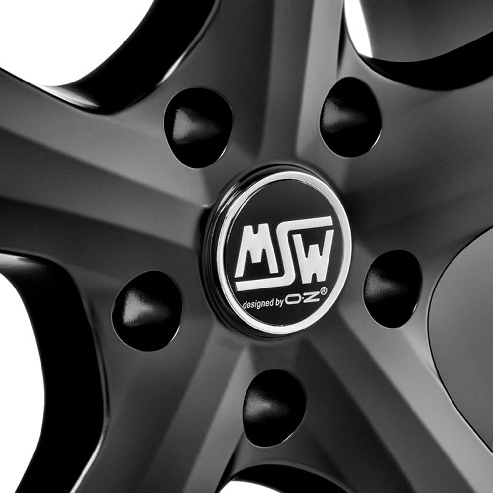 14 Inch MSW (by OZ) 19 Matt Black Alloy Wheels