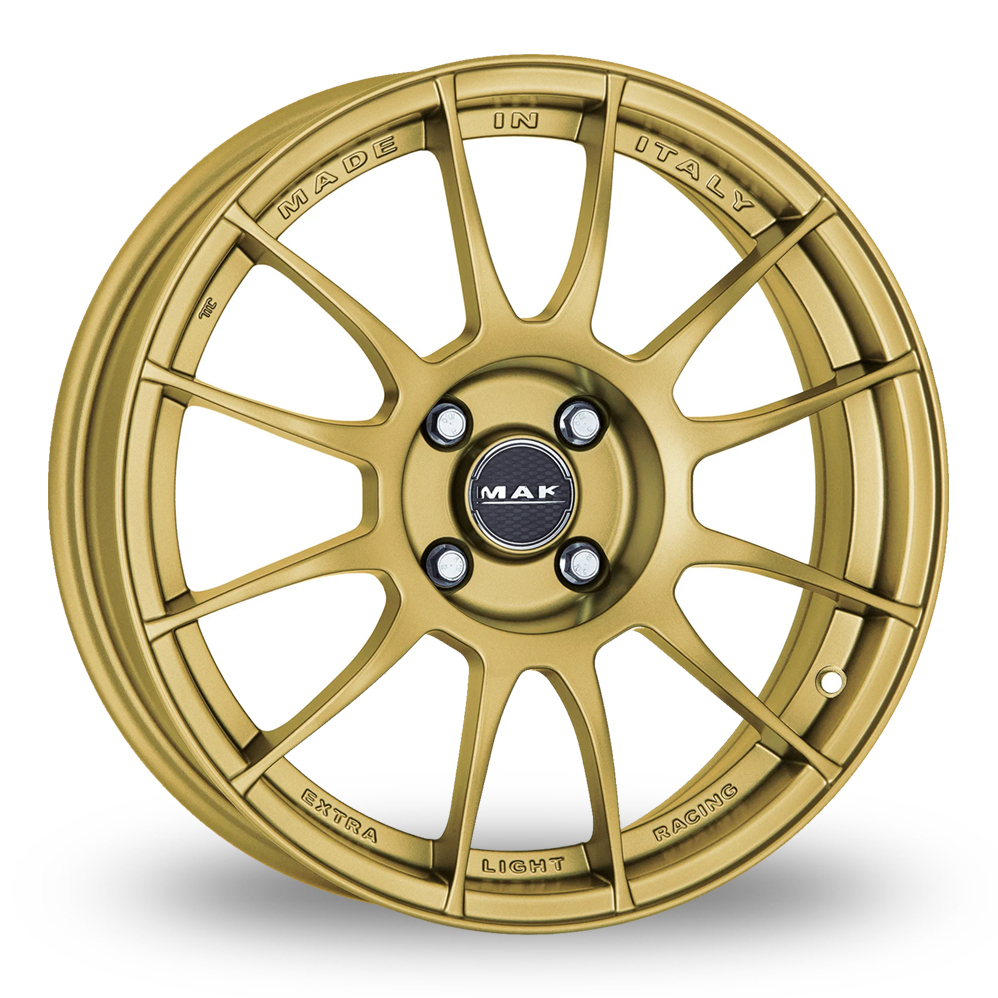 16 Inch MAK XLR Gold Alloy Wheels