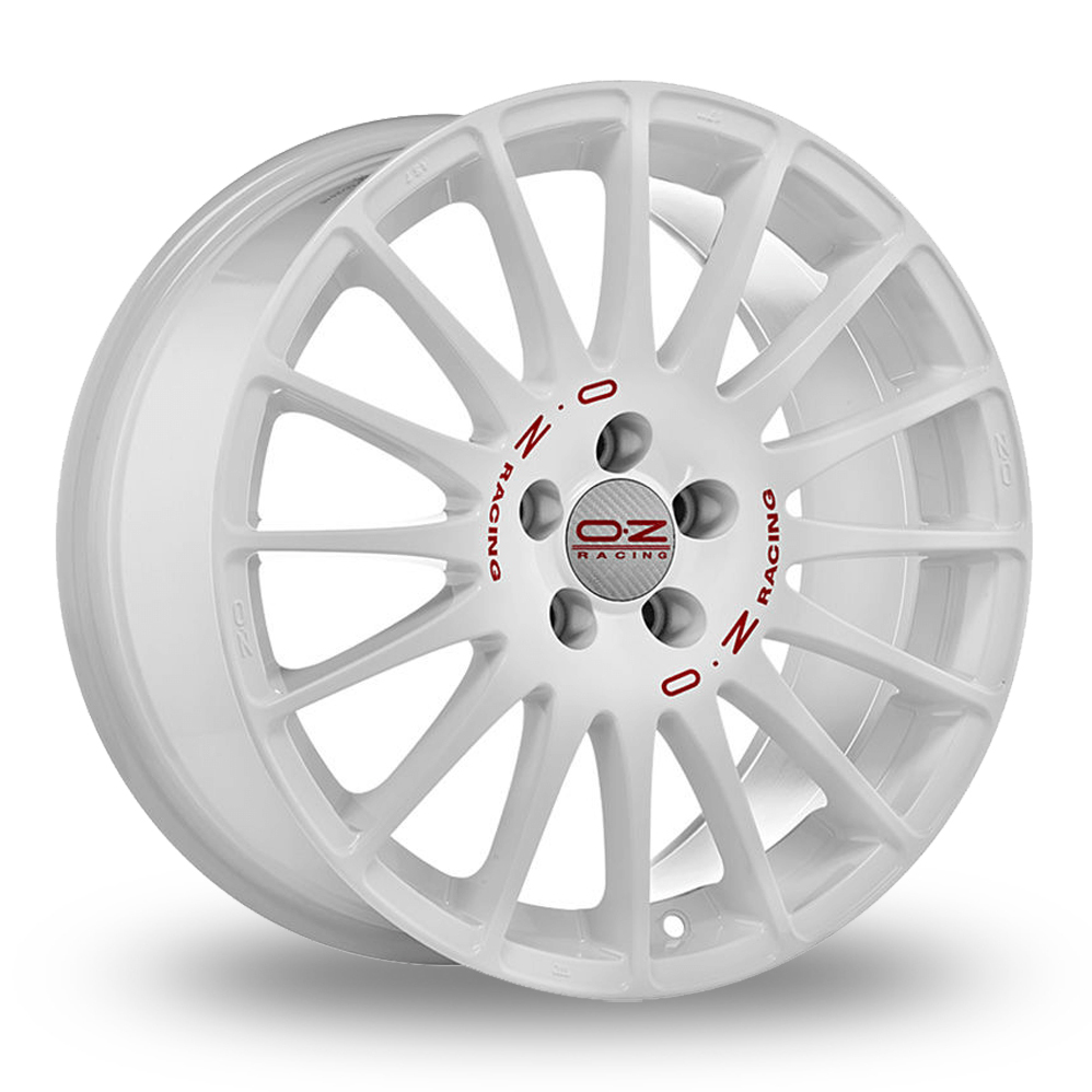 15 Inch OZ Racing Superturismo GT White Alloy Wheels