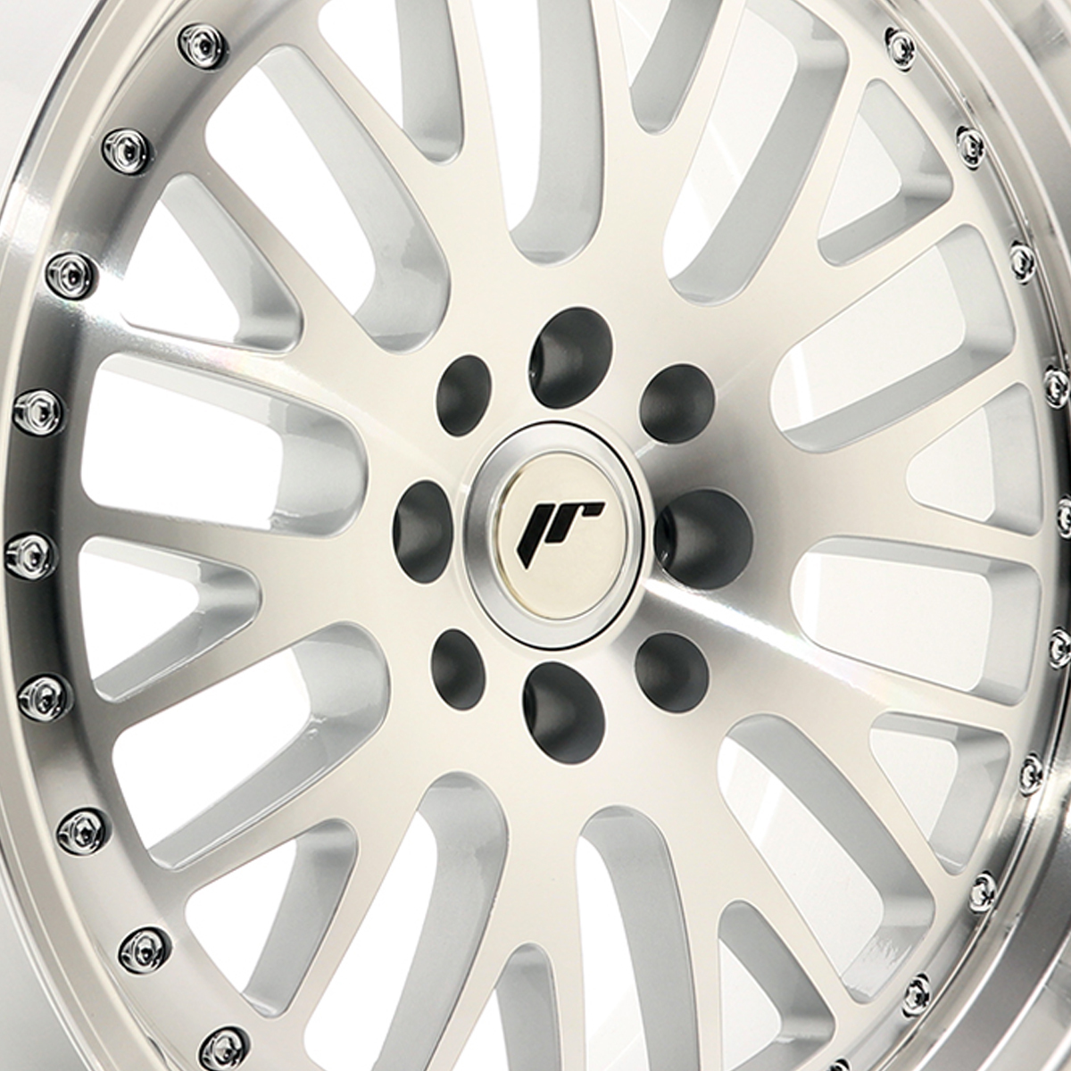 17 Inch Japan Racing JR10 (8x17) Silver Machined Face Alloy Wheels