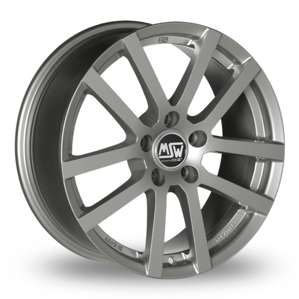 15 Inch MSW (by OZ) 22 Grey Alloy Wheels