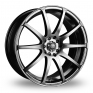16 Inch AVA Reno Hyper Black Alloy Wheels