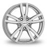 17 Inch Dezent TC Silver Alloy Wheels