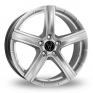17 Inch Wolfrace Quinto Silver Alloy Wheels