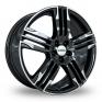 20 Inch Ronal R58 Black Alloy Wheels