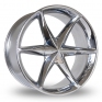 22 Inch DeCorsa C018B Chrome Alloy Wheels