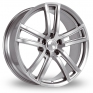 17 Inch Fondmetal Tech 6 Silver Alloy Wheels