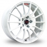 15 Inch Fox Racing FX004 White Alloy Wheels