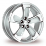 19 Inch Radius R14 Silver Alloy Wheels