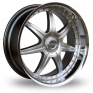 19 Inch Lenso S73 Hyper Silver Polished Alloy Wheels