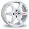 15 Inch Speedline Comp 2 White Alloy Wheels