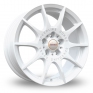 15 Inch Speedline Marmora White Alloy Wheels