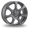 18 Inch Autec Zenit Grey Alloy Wheels
