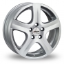 17 Inch Autec Nordic Silver Alloy Wheels