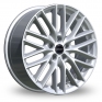 18 Inch Borbet BS5 Silver Alloy Wheels