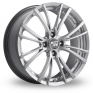 15 Inch MSW (by OZ) 20-4 Stud Silver Polished Alloy Wheels