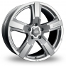 19 Inch OZ Racing Versilia Silver Alloy Wheels