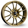 18 Inch OZ Racing Ultraleggera Gold Alloy Wheels