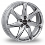 20 Inch Ronal R51 Silver Alloy Wheels