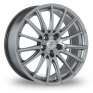 17 Inch Fondmetal 7800 Silver Alloy Wheels