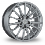 18 Inch Fondmetal 7800 Silver Alloy Wheels