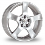 15 Inch Fondmetal 7200 Silver Alloy Wheels