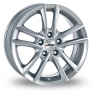 18 Inch Autec Yucon Silver Alloy Wheels