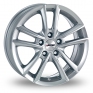 17 Inch Autec Yucon Silver Alloy Wheels