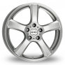 15 Inch Enzo B Silver Alloy Wheels