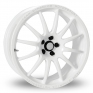 18 Inch Team Dynamics Pro Race 1 2 White Alloy Wheels