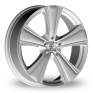 18 Inch Xtreme X90 Silver Alloy Wheels