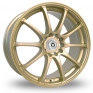 16 Inch Konig Feather Gold Alloy Wheels