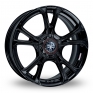 17 Inch Wolfrace Ultra-Lite eco 2 0 Black Alloy Wheels