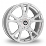 18 Inch Wolfrace Ultra-Lite eco 2 0 Silver Alloy Wheels