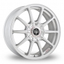 17 Inch Wolfrace Pro-Lite eco 2 0 Silver Alloy Wheels