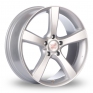 19 Inch Mille Miglia MM1001 Silver Alloy Wheels