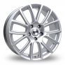 19 Inch Tekno RX7 Silver Alloy Wheels