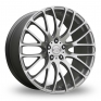 19 Inch Privat Weiden Silver Polished Alloy Wheels