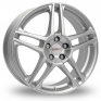 15 Inch Dezent RB Silver Alloy Wheels