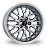 17 Inch Wolfrace Norano Shadow Chrome Alloy Wheels