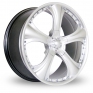 22 Inch DeCorsa C049 Hyper Silver Alloy Wheels