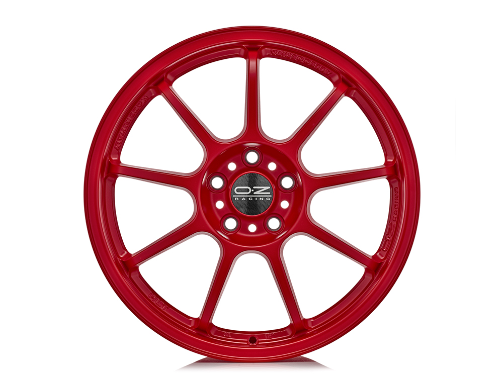 16 Inch OZ Racing Alleggerita HLT Red Alloy Wheels