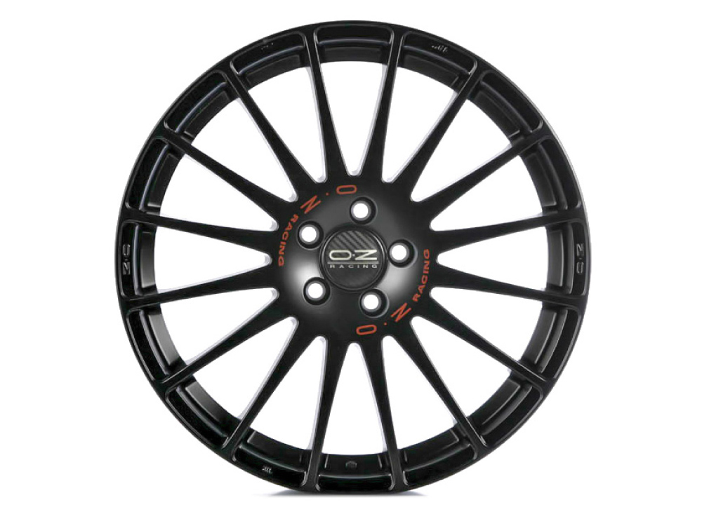 18 Inch OZ Racing Superturismo GT Black Alloy Wheels